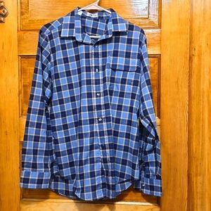 Levis Vintage 1970s Long Sleeve White Tag Button Down Blue M